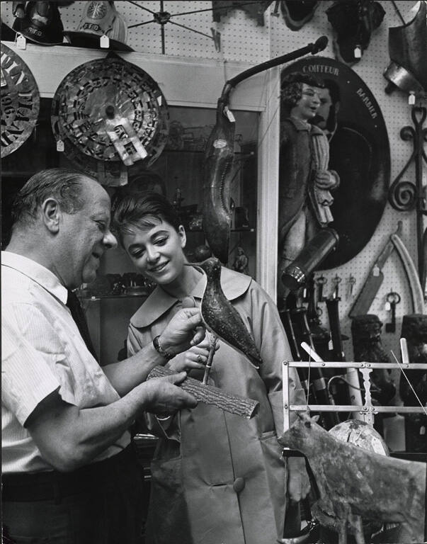 Anna Maria Alberghetti shops in George Karper's antique shop