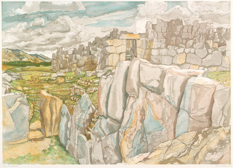 Sacsahuaman, from the portfolio: Ruins and Landscapes