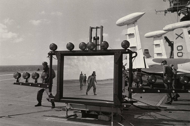 Landing Mirror, USS Randolph, Sixth Fleet