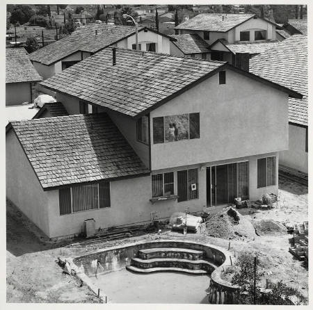 Recently occupied house, Diamond Bar, California, from the portfolio Los Angeles Documentary Project