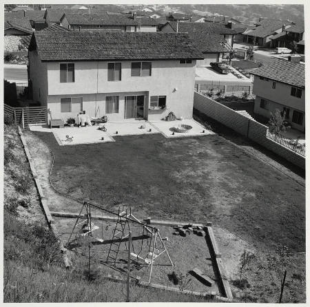 Back yard, Diamond Bar, California, from the portfolio Los Angeles Documentary Project