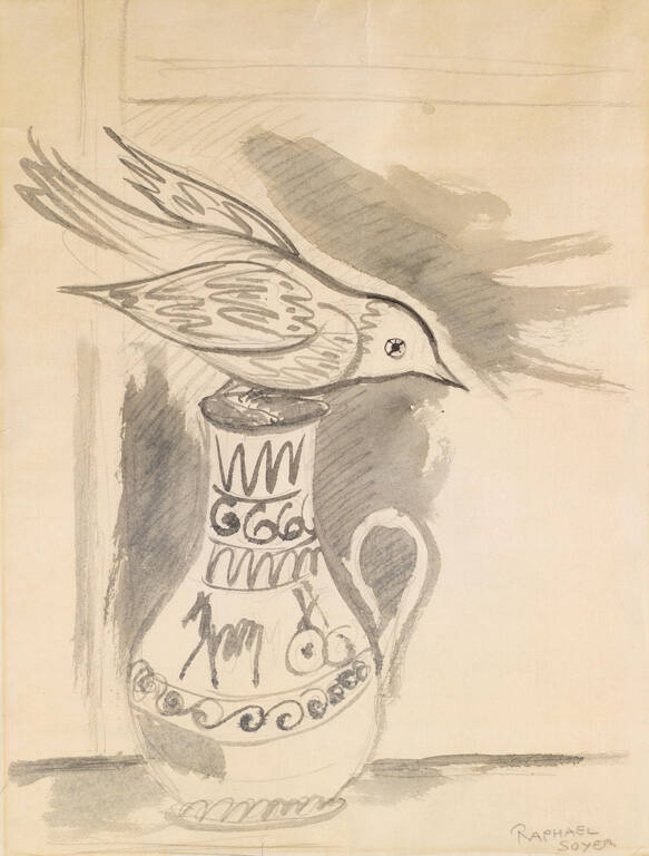 Bird on a Greek Vase