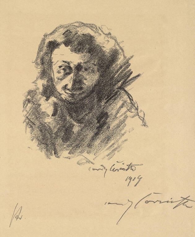 Weiblicher Studienkopf [Female face study]