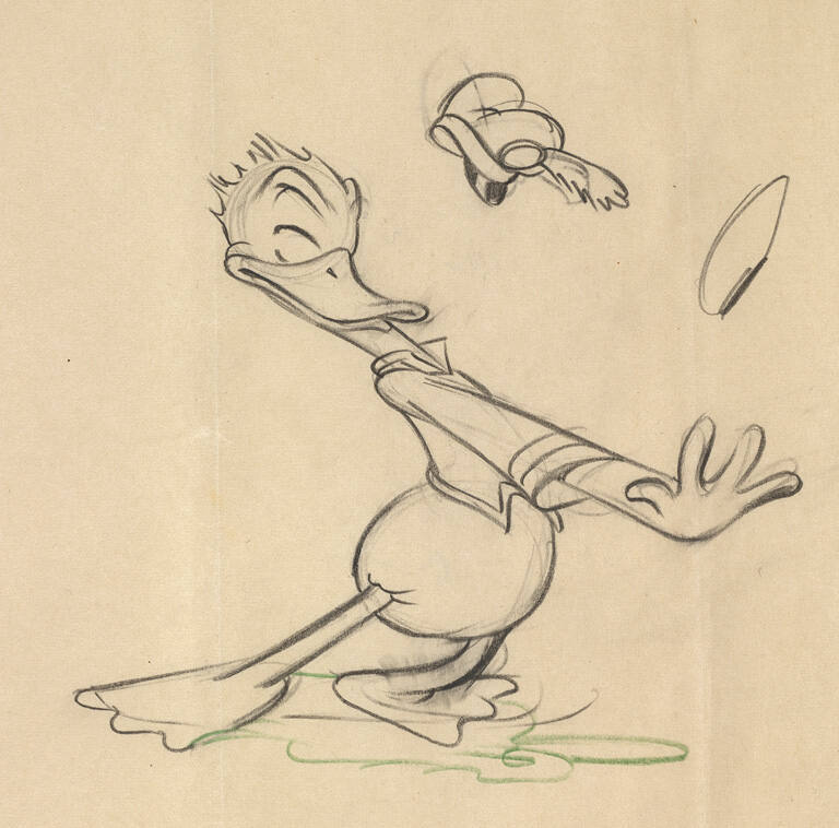 Donald Duck from Mickey's Circus