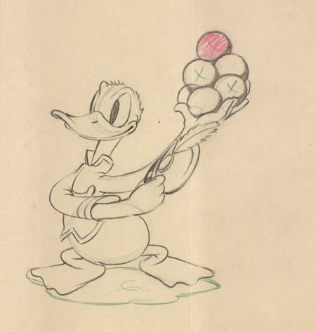 Donald Duck from Mickey's Circus