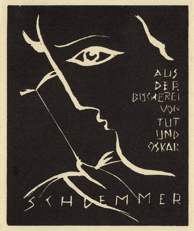 Ex Libris - Aus der Bücherei Von Tut und Oskar Schlemmer