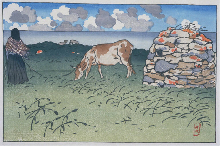 Une Femme et Une Vache, Pointe de la Haye