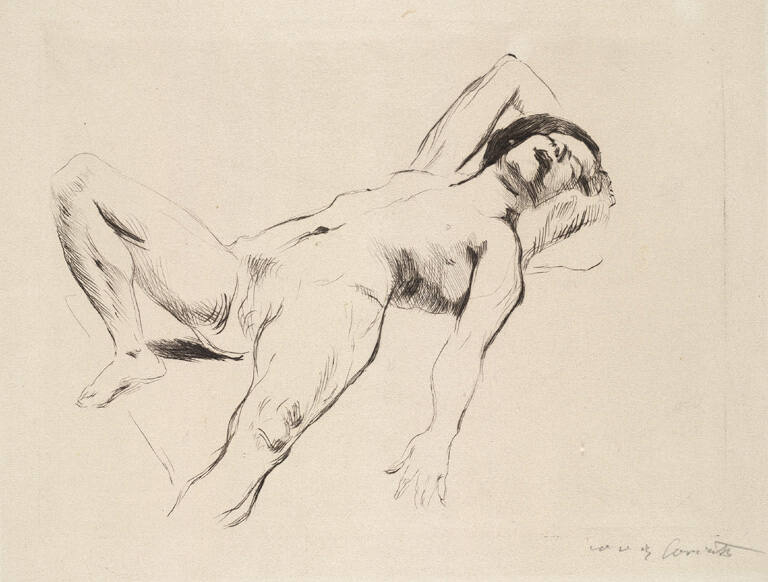 Liegender Weiblicher Akt 1 [Reclining female nude I]