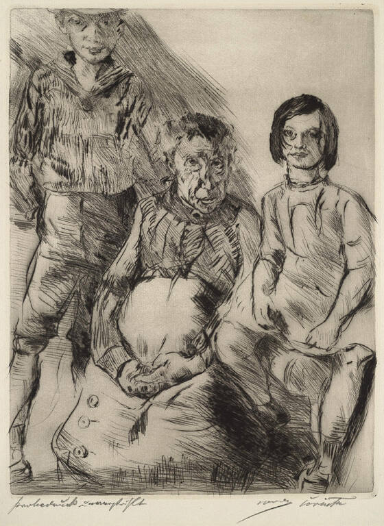 Grossmütter mit Enkelkindern [Grandmother with grandchildren]