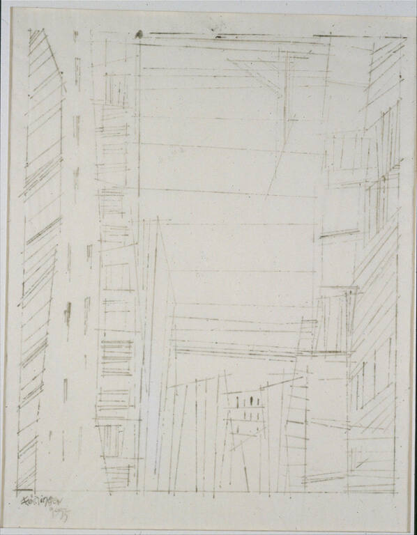 Study Drawing for Manhattan III