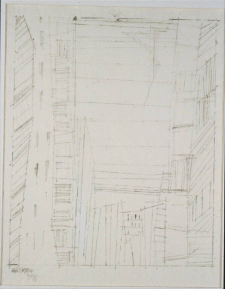 Study Drawing for Manhattan III