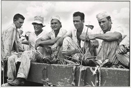 The cornwagon, Ramsey Unit, Texas, from the portfolio Danny Lyon