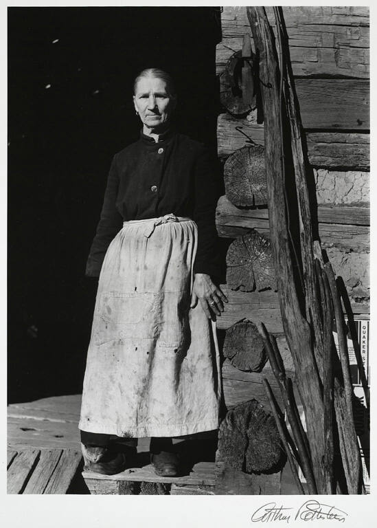 Minnie Knox, Garett County, Maryland, from the portfolio Arthur Rothstein