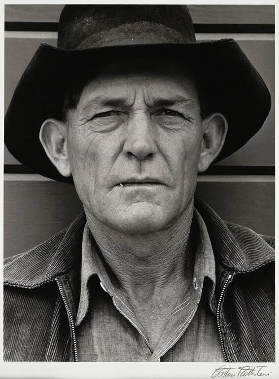 Migrant worker, Visalia, California, from the portfolio Arthur Rothstein