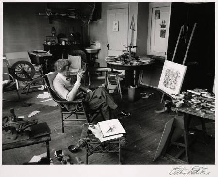 John Marin in his studio, Hoboken, New Jersey, from the portfolio Arthur Rothstein