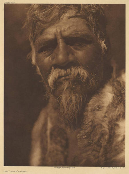 Old "Ukiah"—Pomo, from The North American Indian