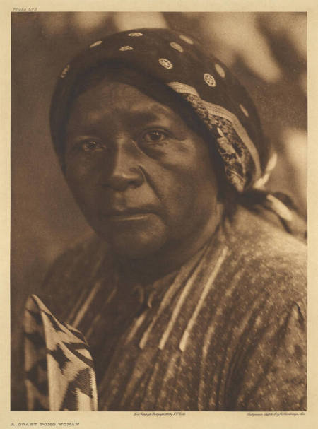 A Coast Pomo Woman, from The North American Indian