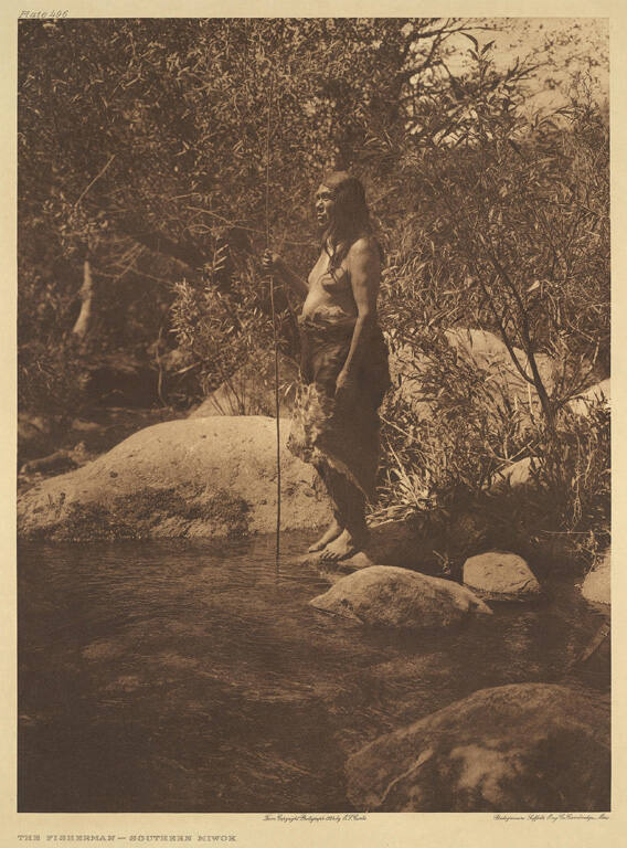 The fisherman - Southern Miwok, from The North American Indian