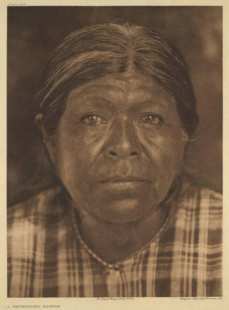 A Chuckchansi Matron, from The North American Indian