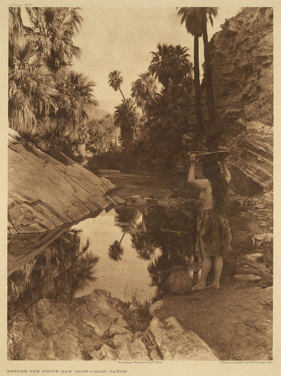 Before the white man came—Palm Canyon, from The North American Indian