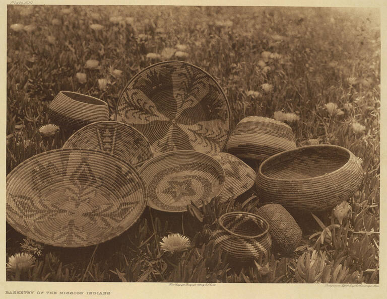 Basketry of the Mission Indians, from The North American Indian