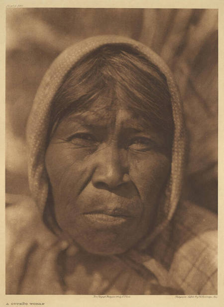 A Cupeno Woman, from The North American Indian
