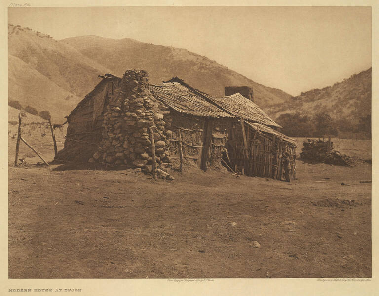 A Modern House at Tejon, from The North American Indian
