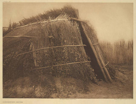 Chemehuevi house, from The North American Indian