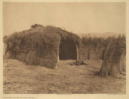 Cahuilla House in the Desert, from The North American Indian