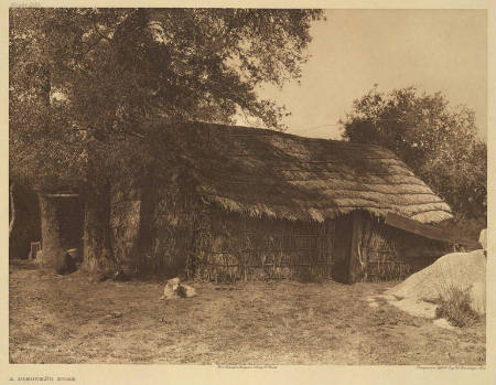 A Diegueno home, from The North American Indian