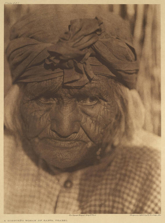 A Diegueno woman of Santa Ysabel, from The North American Indian