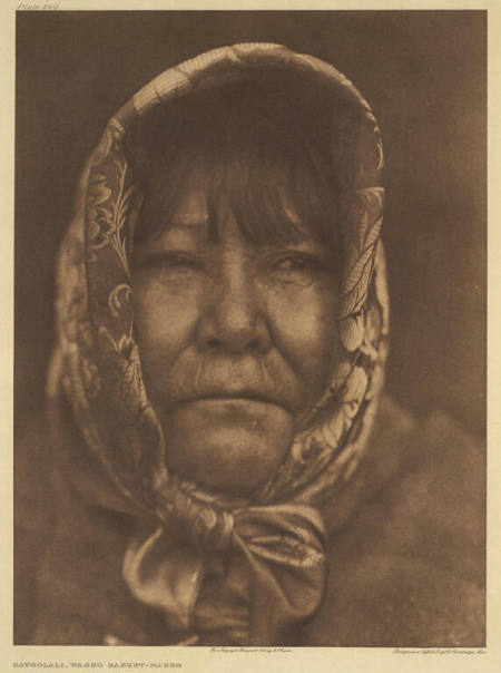 Datsolali, Washo basket-maker, from The North American Indian