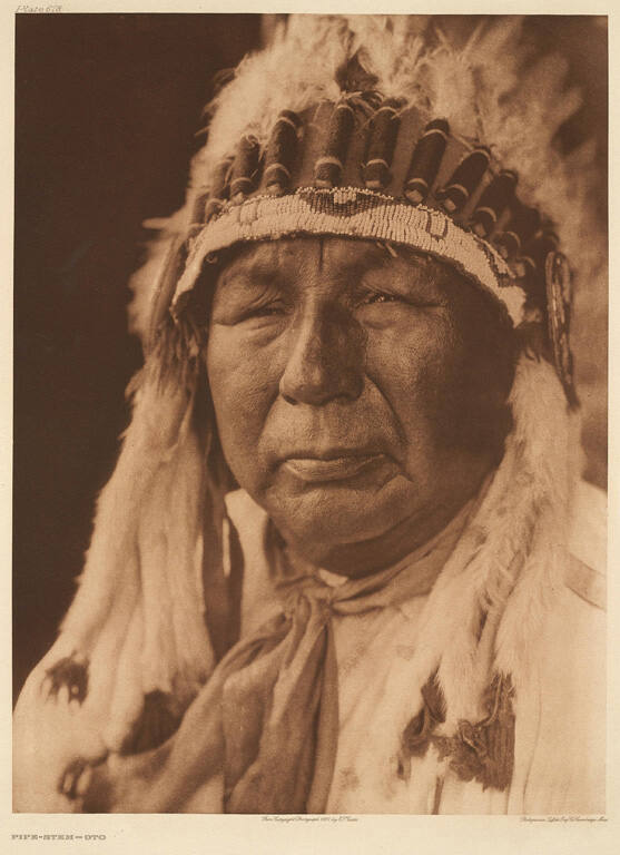 Pipe-Stem - Oto, from The North American Indian