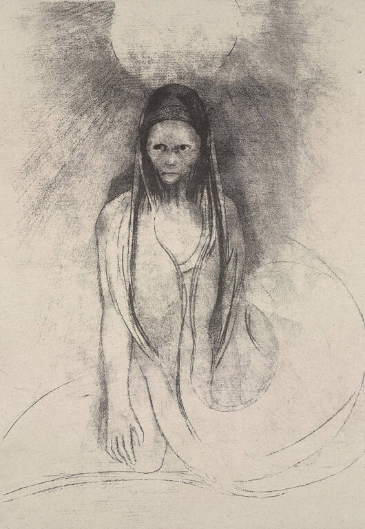 L’intelligence fut à moi! Je devins le Buddha! (Intelligence became mine! I became the Buddha!), from the series La tentation de Saint-Antoine (The Temptation of Saint Anthony)