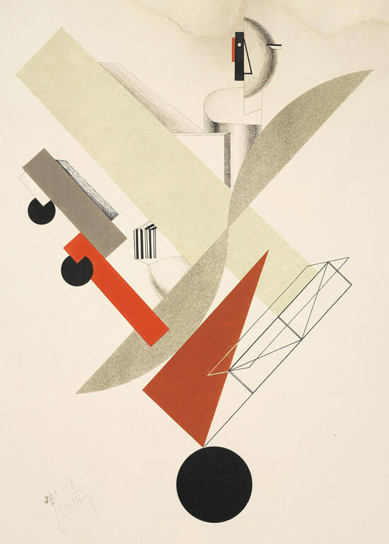 Globetrotter (In Time), plate 5 from the portfolio Figurinen, die plastische Gestaltung der elektro-mechanischen Schau Sieg über die Sonne (Figurines: The Three-Dimensional Design of the Electro-Mechanical Show: “Victory over the Sun,”), published 1923