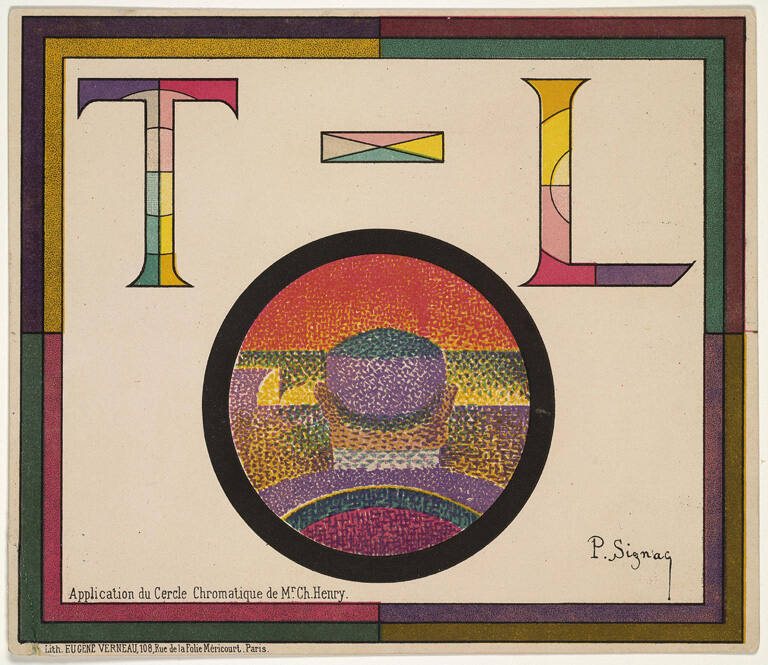 Application du Cercle Chromatique de Mr. Ch. Henry