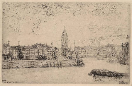 Vue d'Ostrende a l'Est