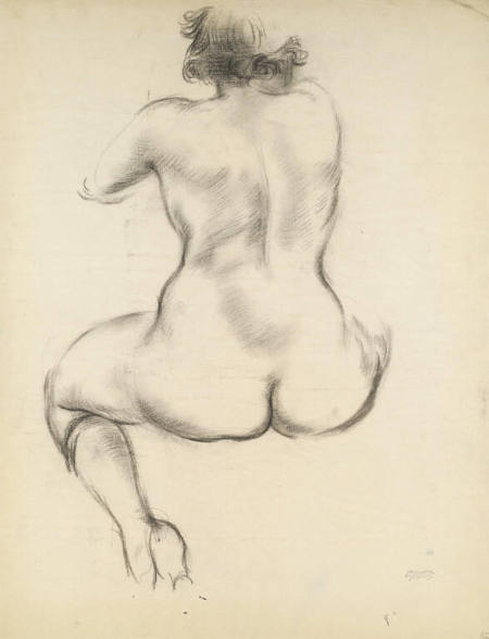 Seated Nude, Back View