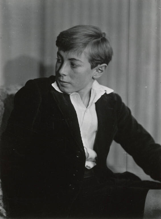 [Boy with jacket and shorts]