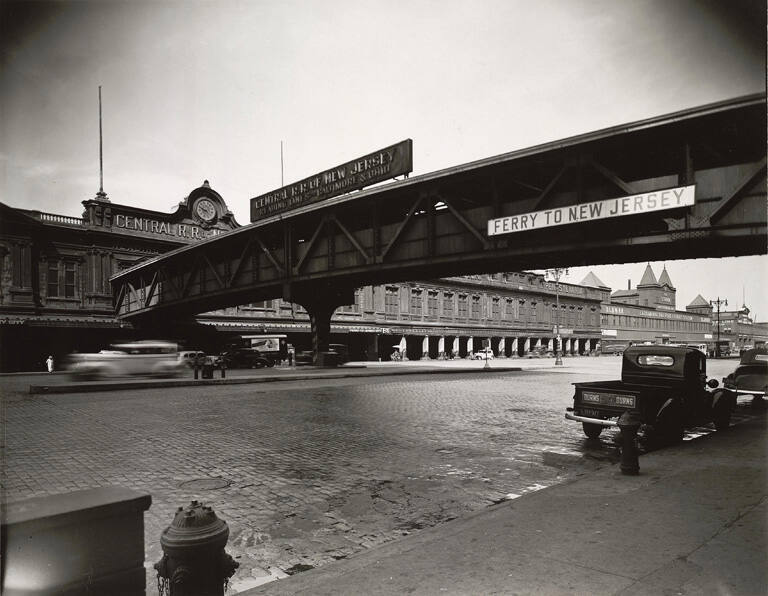 [Central Railroad Station of New Jersey, foot of Liberty Street]