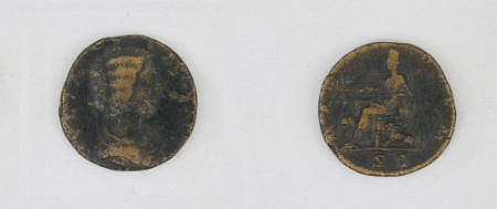 Julia Domna, wife of Septimus Severus, Sestertius (coin)