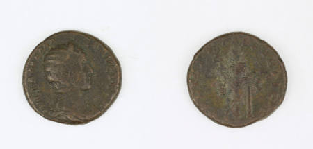 Julia Mamaea, mother of Serverus Alexander, Dupondius (coin)