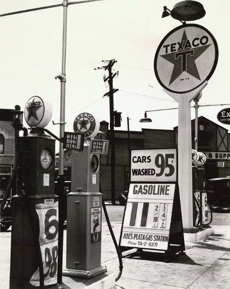 Gasoline Station, Tremont Avenue and Dock Street, Bronx, July 2, 1936