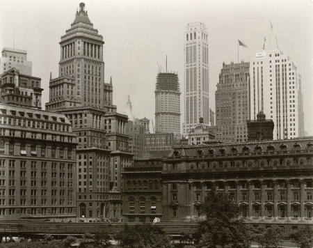 [U.S. Custom House and buildings near Battery Park]