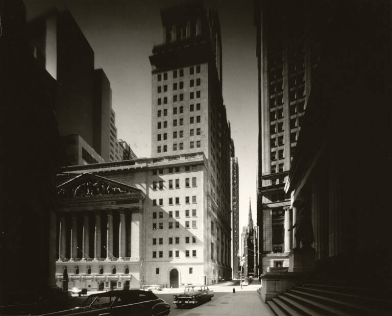 [Wall Street, taken with a pinhole camera]