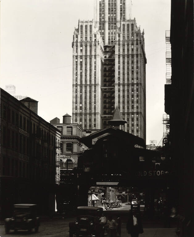 [Barclay Street El station]