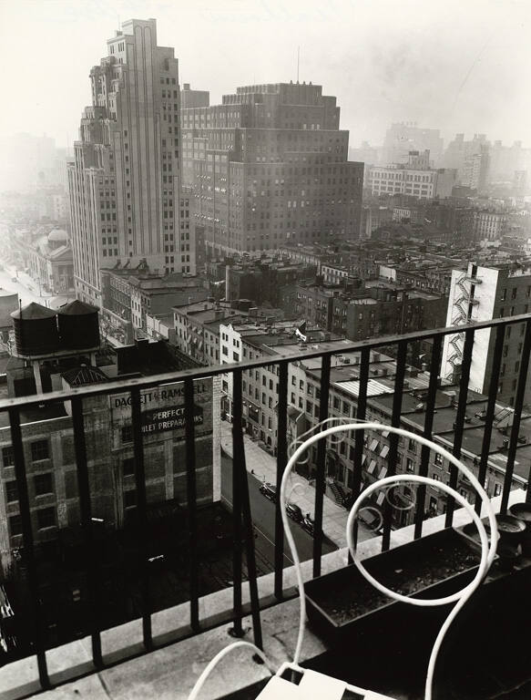 General view from penthouse, 56 Seventh Avenue, July 14, 1937