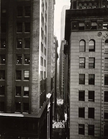 [View of Exchange Place from Broadway]