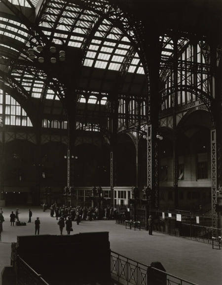 [Pennsylvania Station interior]