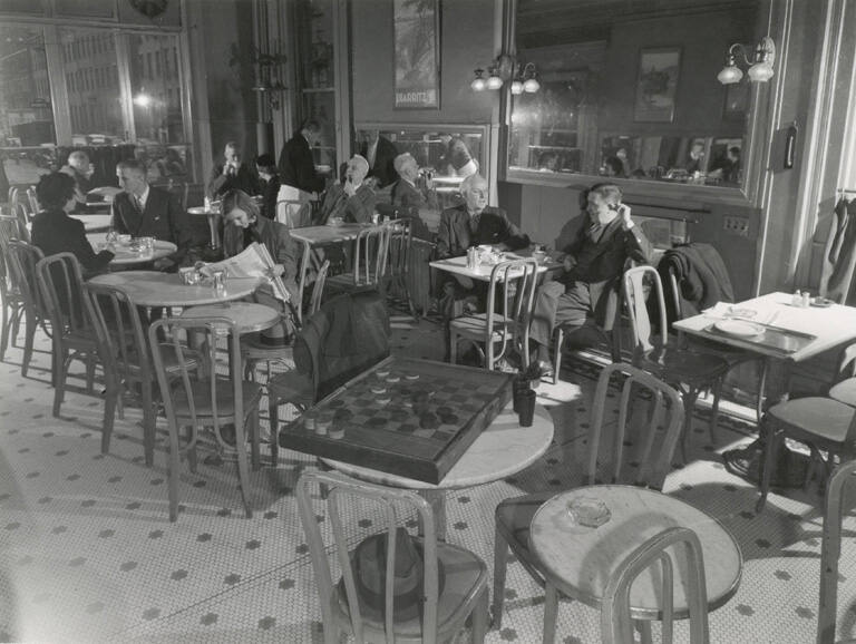 [Cafe of the Lafayette Hotel]